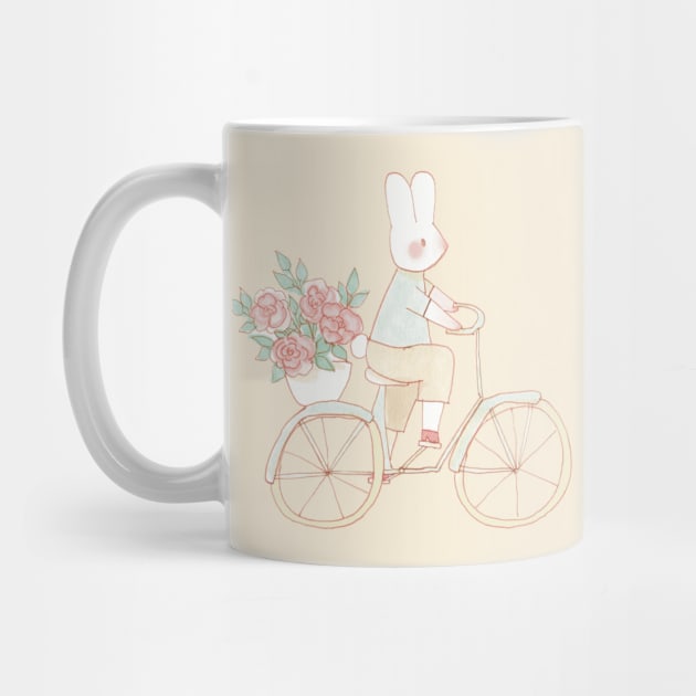 Cycling Bunny by Cati Daehnhardt